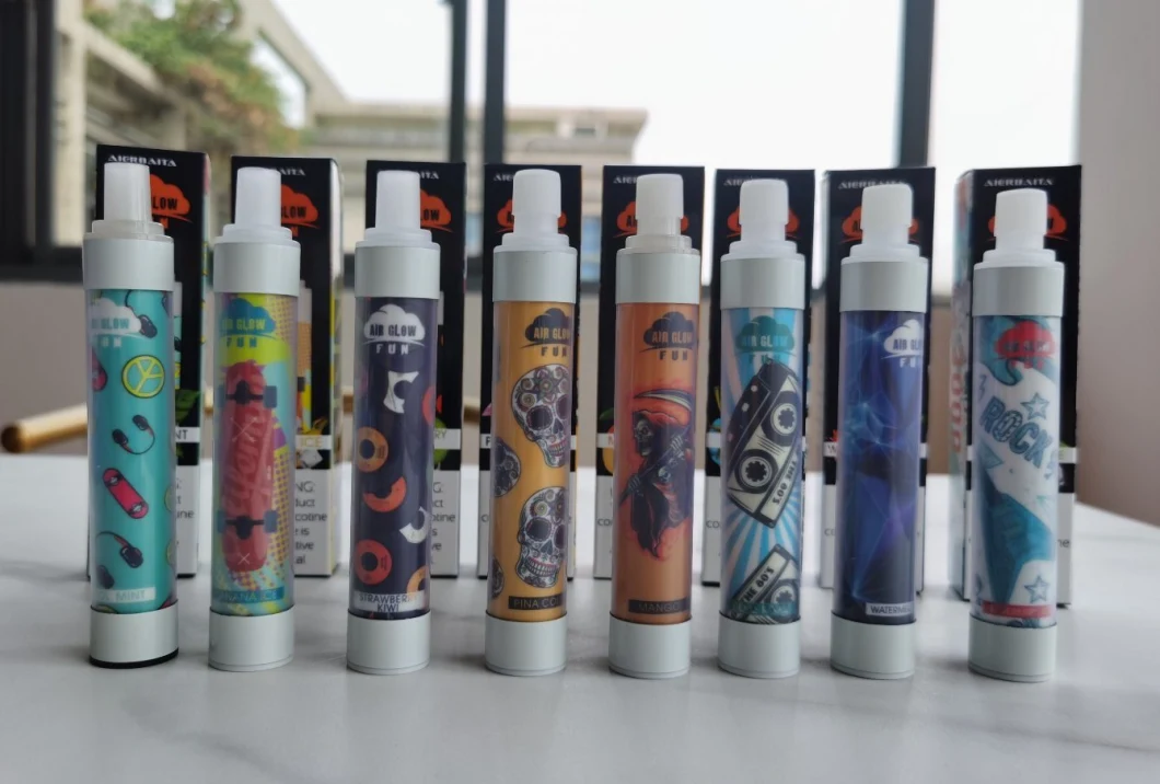 2022 New Hot Disposable LED Lighted Rechargeable Electronic Cigarette 3000puffs Custom Logo Vape Pen