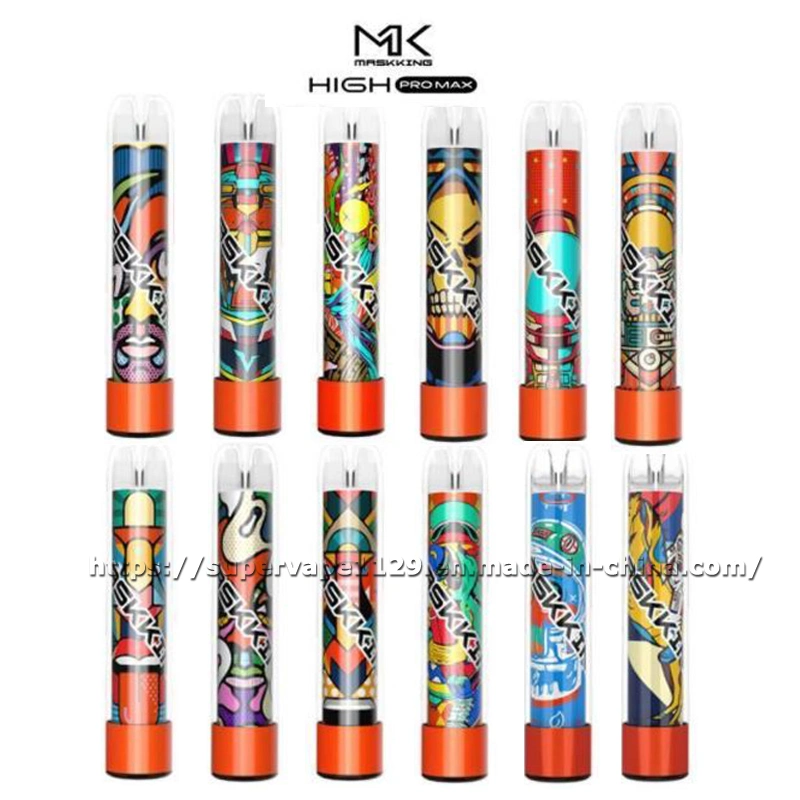 Mk High PRO Max 1500puffs Disposable Vape with LED Light Mk PRO Disposable Vape